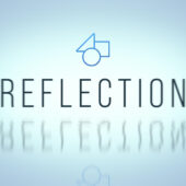 Minimal Reflected Text and Logo Intro After Effects Template