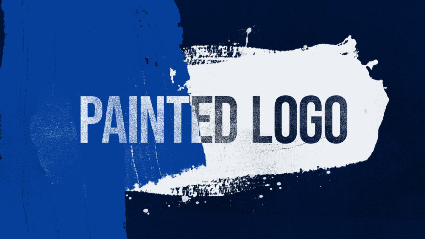 Paint and Spray Logo Reveal After Effects Template