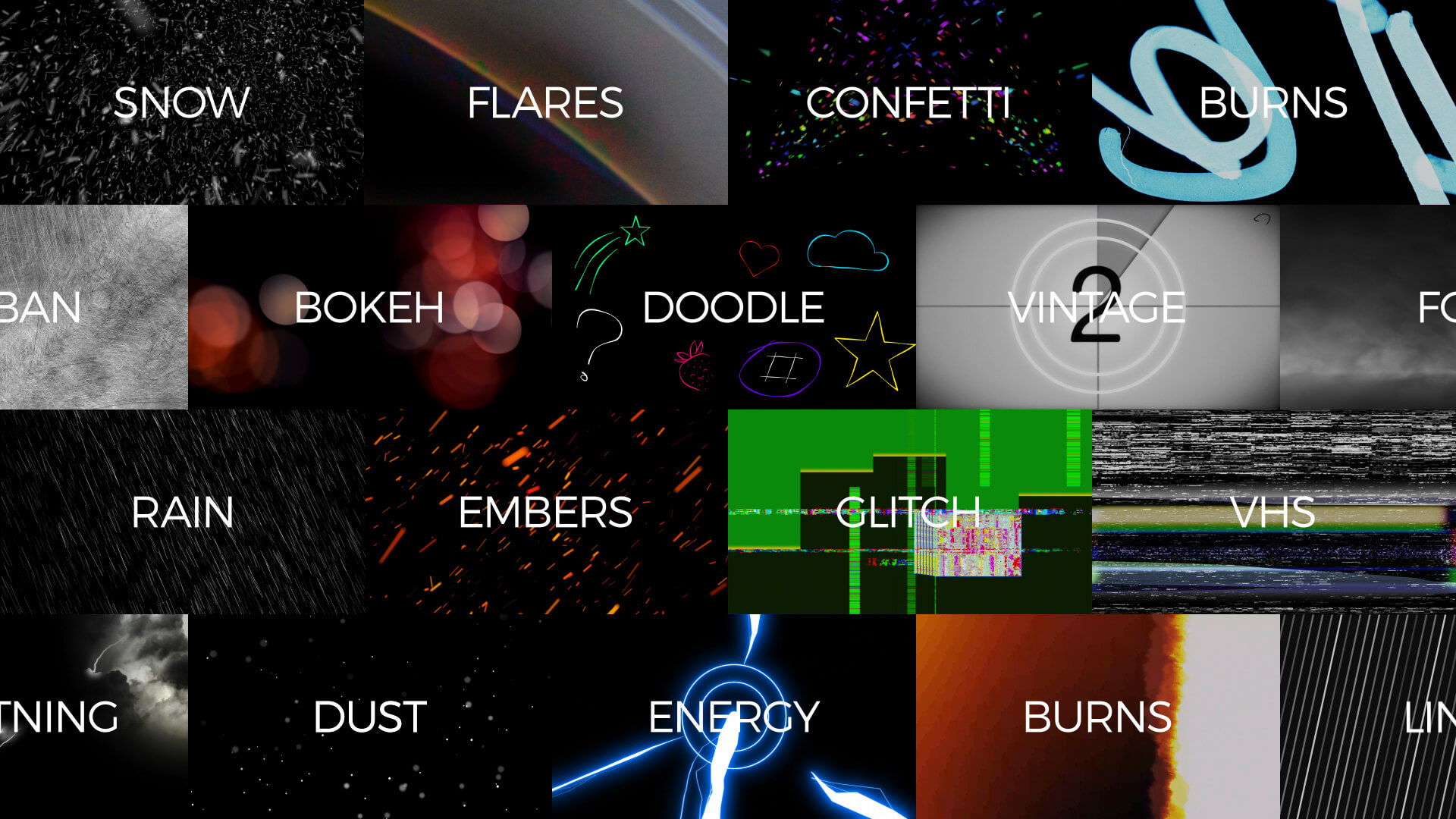 Ultimate VFX Pack: The Complete Video Overlays Bundle - Enchanted Media