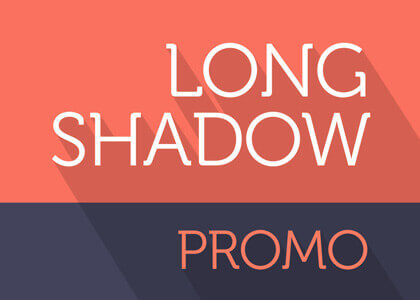 Long_Shadow Text Promo After Effects Template