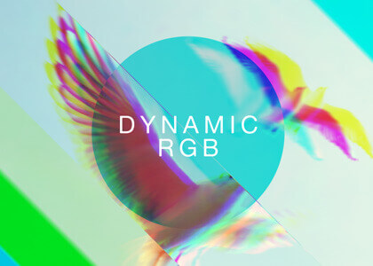 Dynamic RGB Slideshow After Effects Template