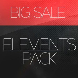 Big Sale Promo Elements After Effects Template