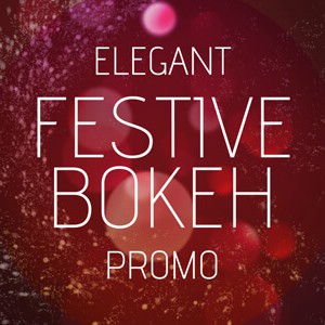 Elegant Festive Bokeh After Effects titles template