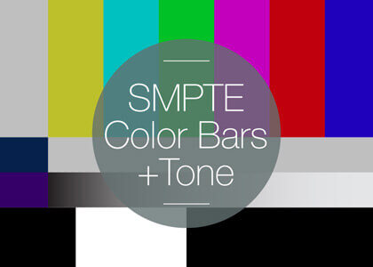 HD SMPTE Color Bars with Tone – Free Footage