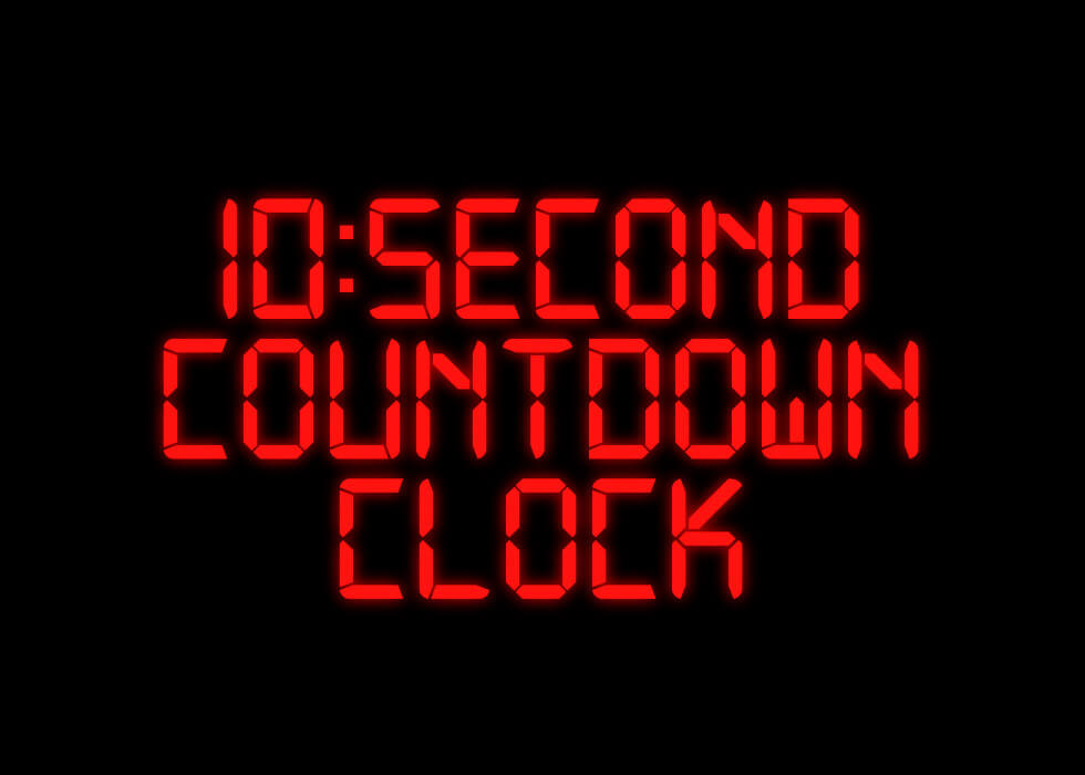 Red LED Countdown