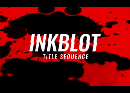 Inkblot_Title_Sequence After Effects template