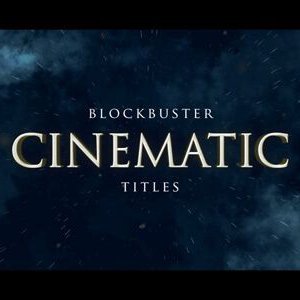 Cinematic Titles After Effects template