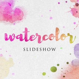 Watercolor-Slideshow After Effects template