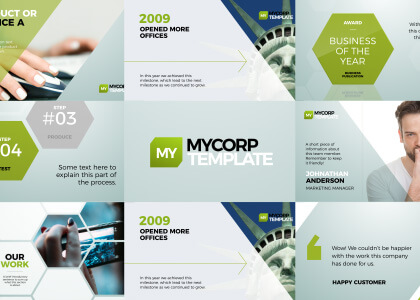 MyCorp Business Promo After Effects template