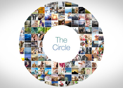 The Circle Mosaic After Effects photo slideshow template