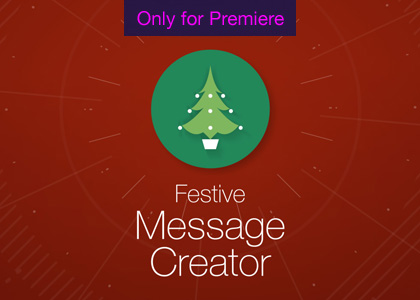 Festive Message Creator – Motion Graphics Template