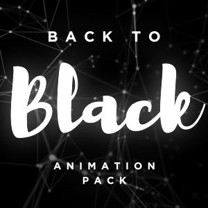 Black abstract backgrounds videos animation pack