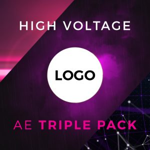 High Voltage free youtube intro logo reveal After Effects templates