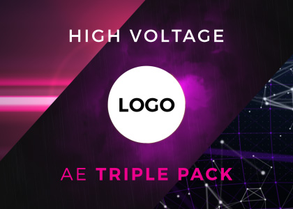 High Voltage free youtube intro logo reveal After Effects templates