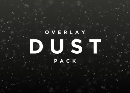 Dust particle overlay video effect pack