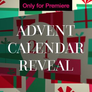 Advent Calendar Word Cloud Motion Graphics Template for Premiere Pro