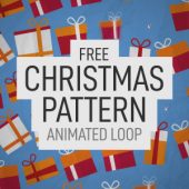 Christmas Gift Pattern Background Loop – Free Animation