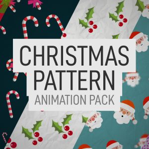 Christmas Pattern Background Animation Pack