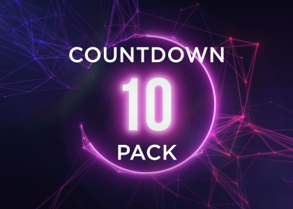 10 Second Countdown Animation Pack Stock Footage Feature