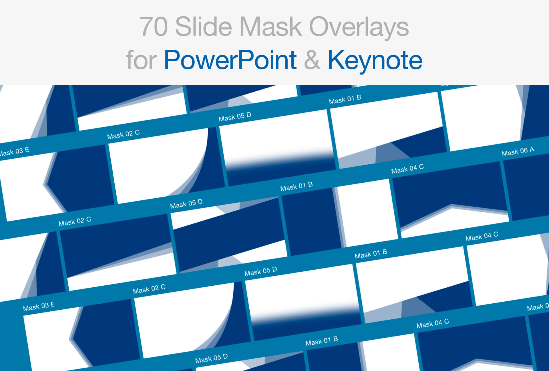 Free PowerPoint Slide Mask Overlay Pack Gallery