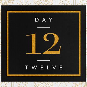 Elegant Festive Foil Calendar Number Reveal Title for Premiere THUMB