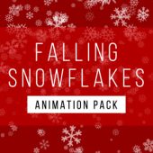 Falling Snowflake Background Animation Pack