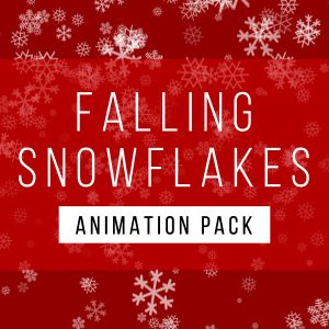 Falling Snowflake Background Animation Pack Feature