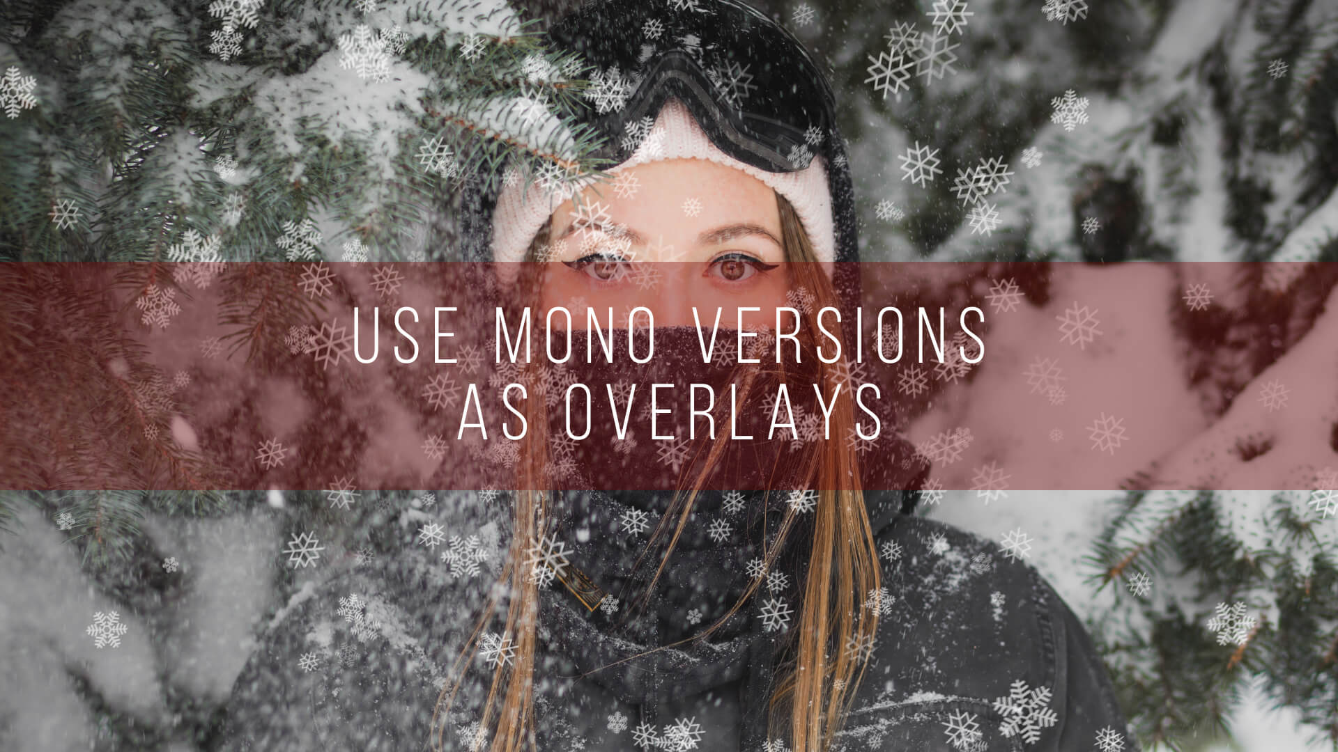 Falling Snowflakes Background Animations Overlays