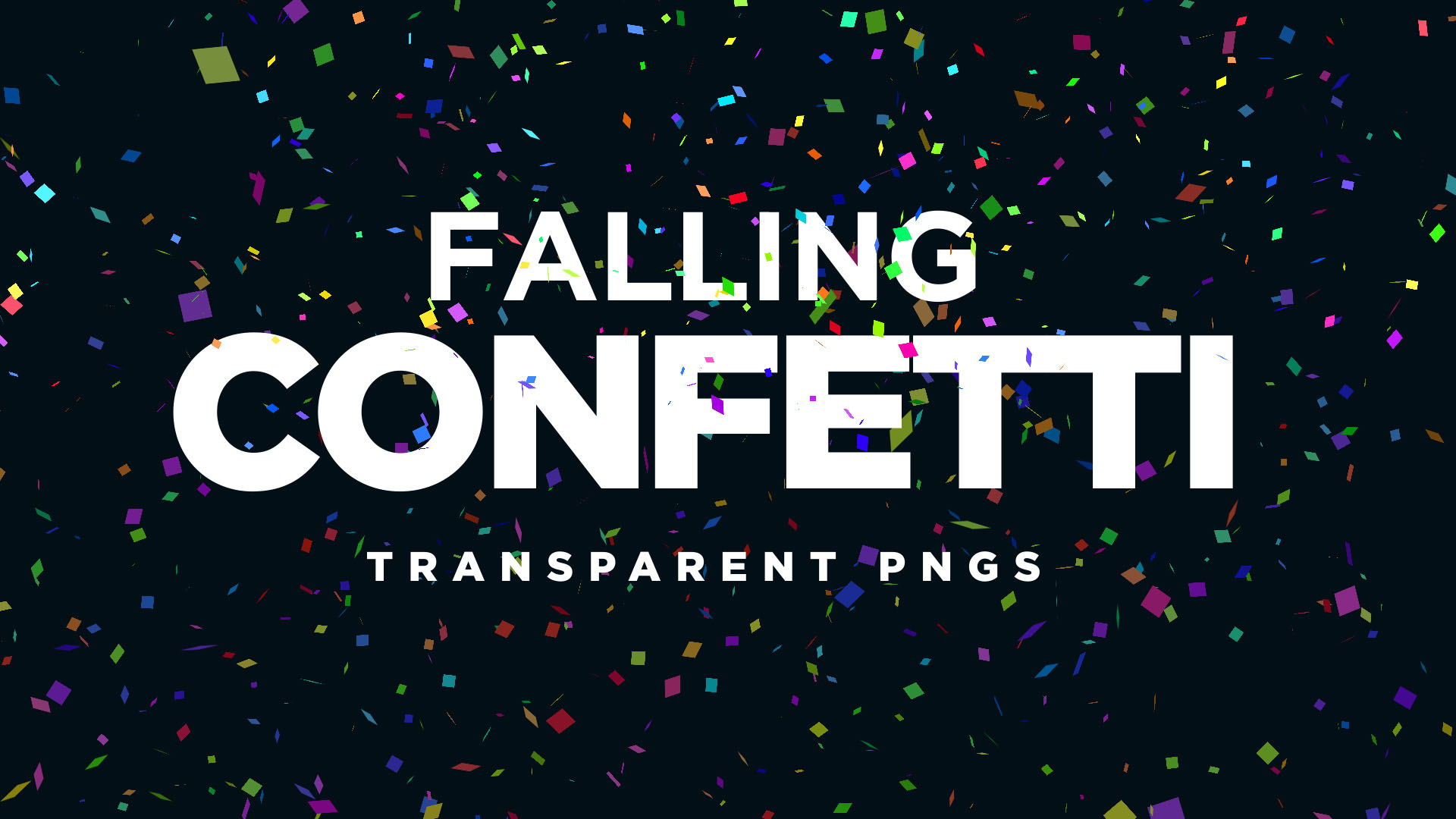 Free Falling Confetti Effect Overlay Pack - Enchanted Media