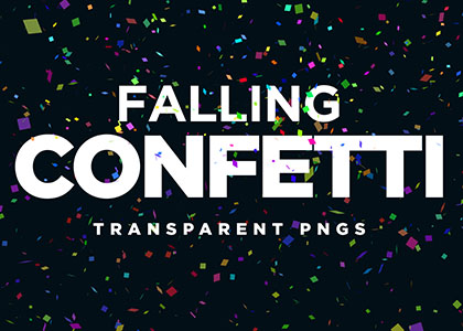 Confetti Overlay Transparent PNG Feature 2