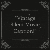 Vintage Silent Movie Caption Title – Motion Graphics Template