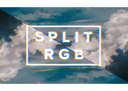 Split RGB Wipe Media Reveal Premier Pro Template