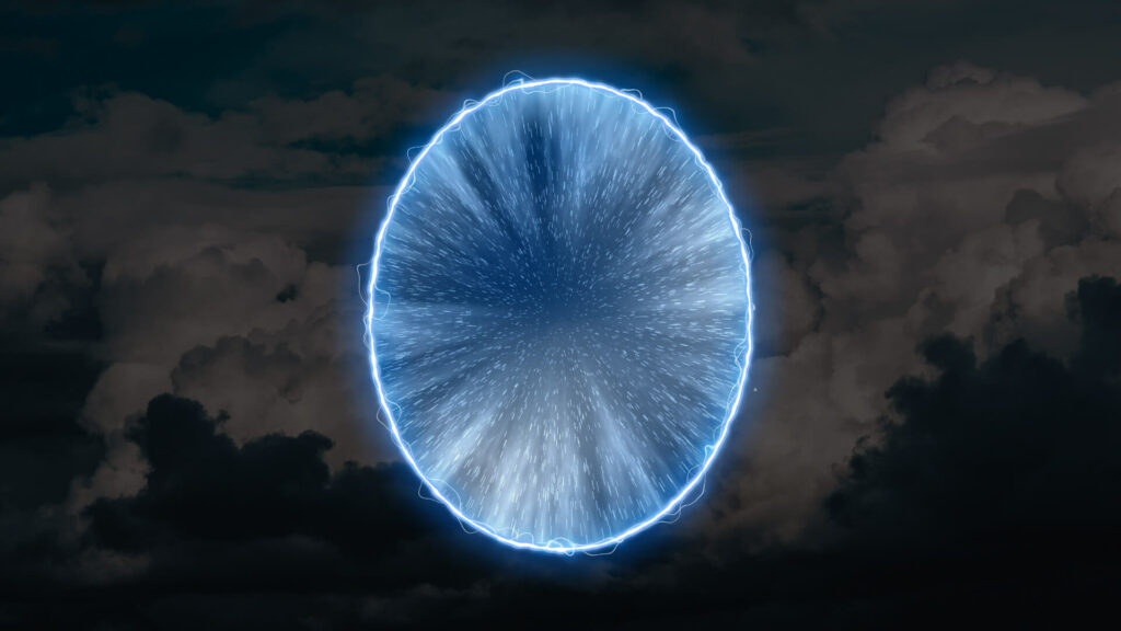 Glowing Energy Warp Portal Overlay | Premiere Pro Template