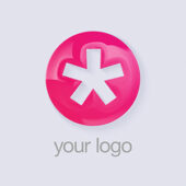 Minimal Glossy 3D Logo Reveal