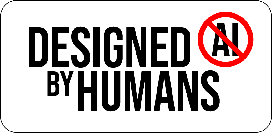Designed By Humans - NO AI Icon