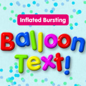 Editable Inflated Bursting Balloon Text Title – Premiere Pro Template