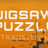 Editable Jigsaw Puzzle Transition Title – Premiere Pro Template