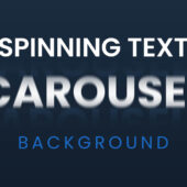 Editable Spinning Text Carousel Background – Premiere Pro Template