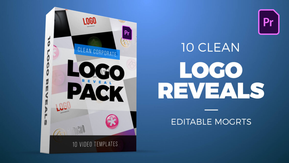 Clean Corporate Logo Reveal Pack for Premiere Pro
