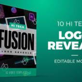 Fusion – Hi-Tech Logo Reveal Pack for Premiere Pro