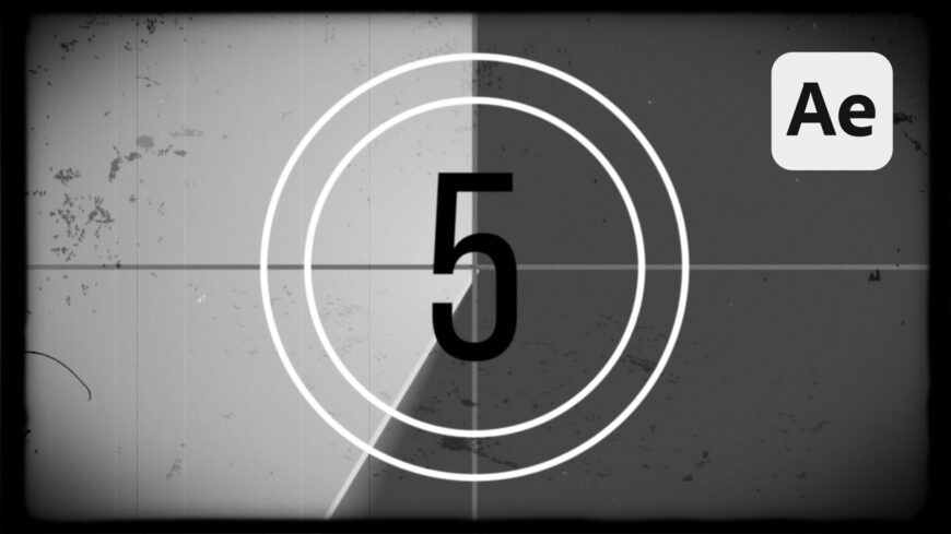 Free Vintage Countdown 4K After Effects Template