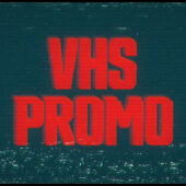 Damaged VHS Text and Logo Promo