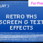 Retro VHS Screen and Text Effects – Free Motion Graphics Template