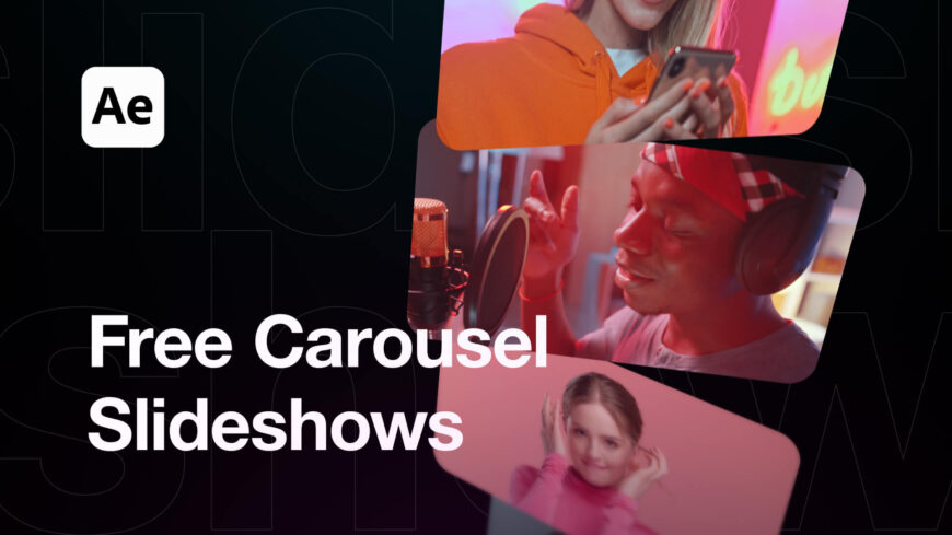 Free Carousel Slideshow After Effects Template Pack