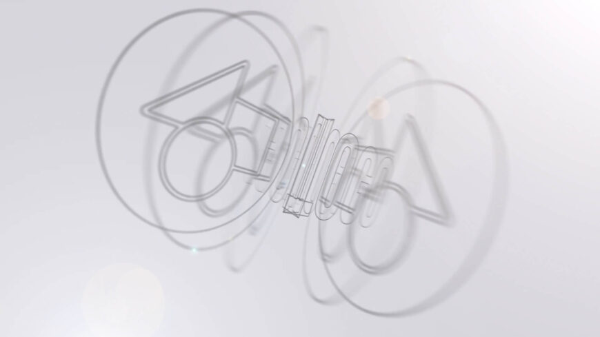 Clean 3D Echo Line Spinning Logo Reveal for Premiere Pro