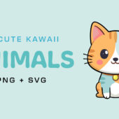 Cute Kawaii Animals Pack – Free Clipart