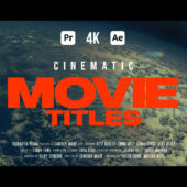 Cinematic Movie Title Cards Pack