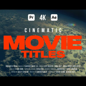 Cinematic Movie Title Cards Pack