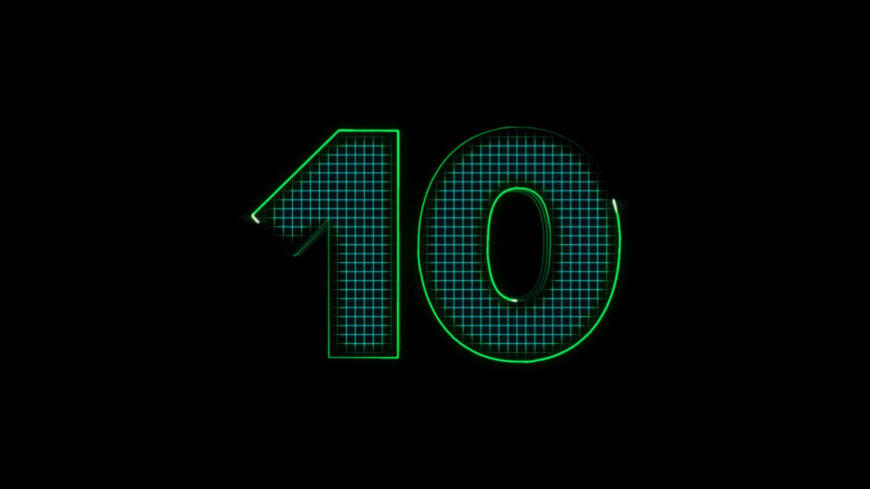 Free Top Ten Countdown Number Animations Thumb