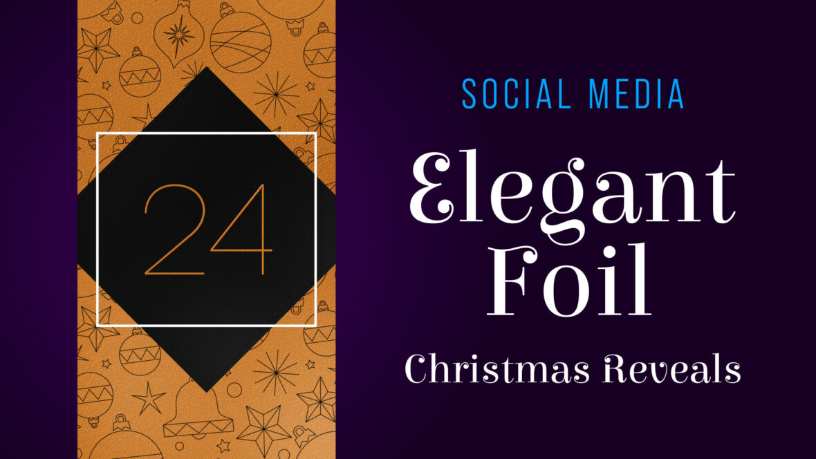 Gold Foil Advent Christmas Countdown Video Pack